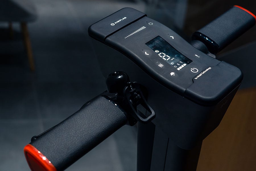 Consola del patinete